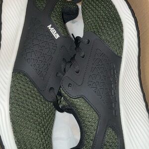 Unisex Green and Black Sneakers